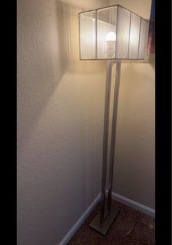 IKEA Modern-Style Stainless Steele Lamp (led light not included $12 more if you want it )