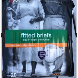 Fitted Brief Medium Adult/ large youth Diaper 