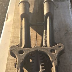 Vintage [1940s] 46" Franklin Serum Co. Primitive Farm/Ranch Tool