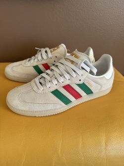 Adidas Original/ Samba OG/ Unisex/Sneakers/ Crywht/ GREEN BETSCA/ 8,5 W