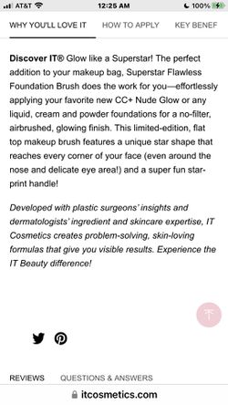 It cosmetics foundation Brush *New” In Unopened Box Thumbnail