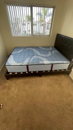 FRAME ONLY - queen sized frame for bed