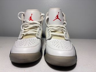 Air Jordan High-Top Sneakers White Red