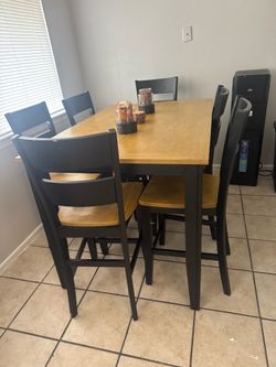 Dining table with bench n extension
