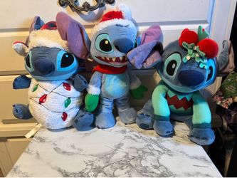 Disney Stitch Christmas Plushies