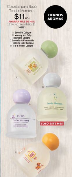 Tender Moments Colognes for babys. Only $11