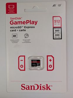 SanDisk GamePlay microSD Express Card 512 GB