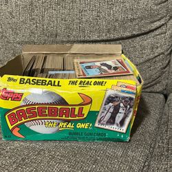 Box Of 1987 TOPPS Baseball Cards