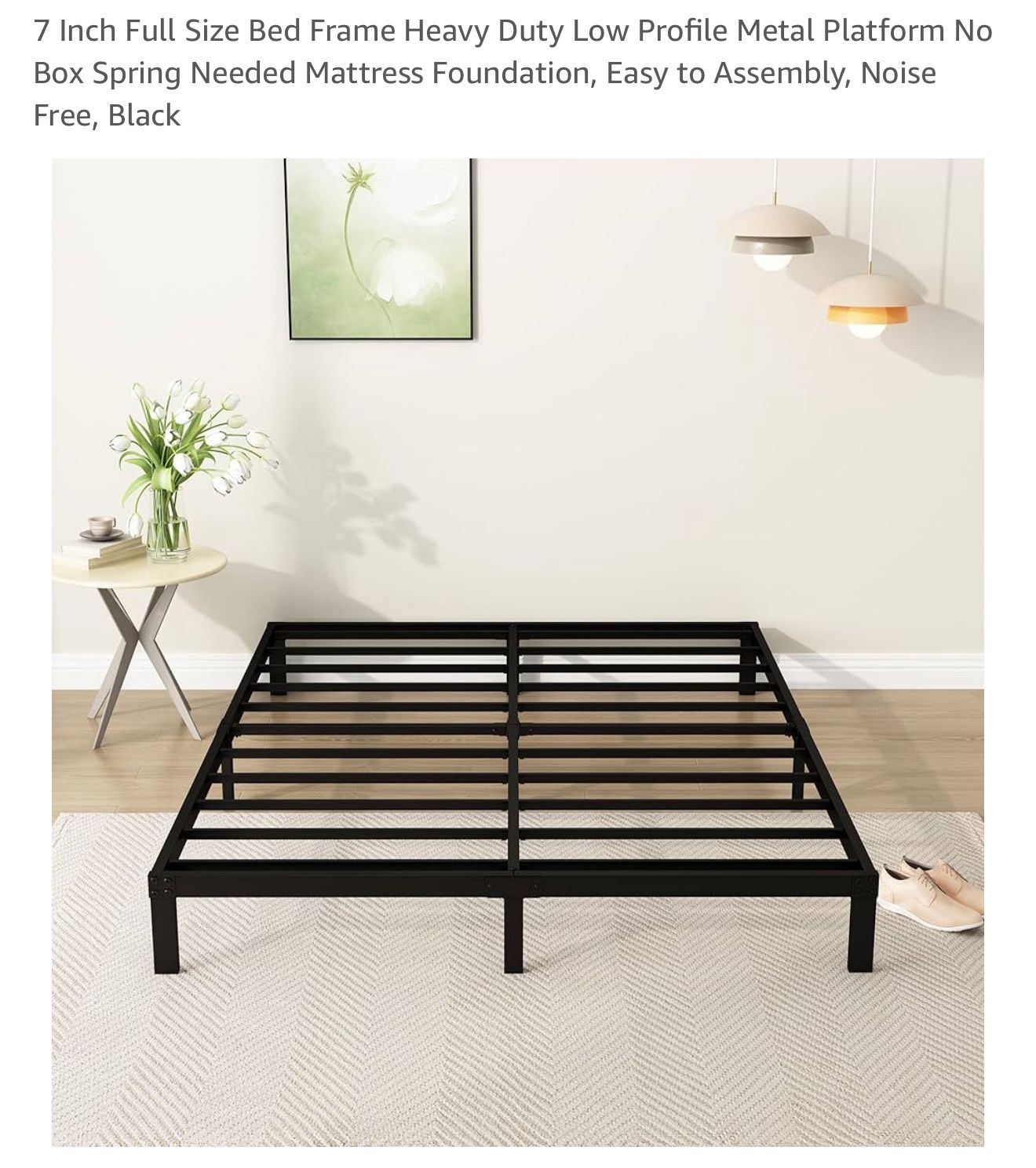 FULL SIZE MATTRESS AND BED FRAME