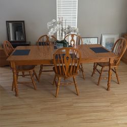 Solid Wood Dining Room Set