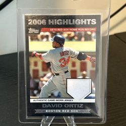 2006 Topps  Highlights Relic Series 2 David Ortiz (Jersey) #HRDO HOF
