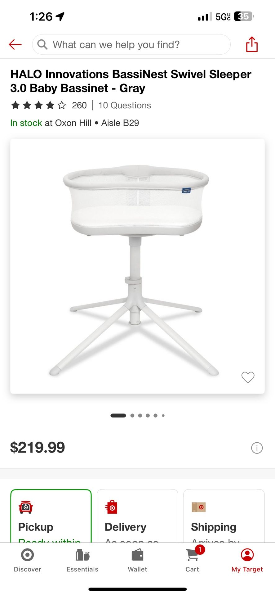Halo Innovations 3.0 Baby Bassinet
