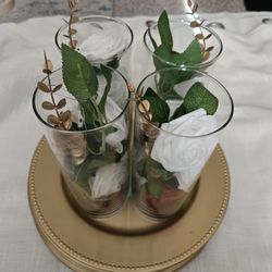 Wedding Decor/Centerpieces! (Red/White/Gold)