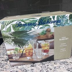Tommy Bahama 16 Piece Glass Set