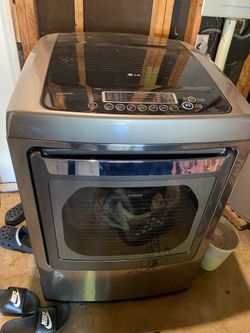 LG stainless hydroshield dryer