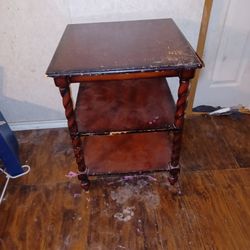 Bombay Outlet Side Table, Brown 1900s