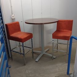 Bar Height Stools And Table $ 250