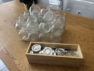 Ikea spice jars/ glass