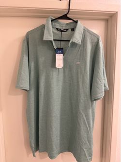 Green Travis Mathew Men’s M Golf Shit. New.