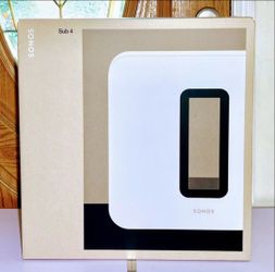 Sonos Sub 4 (White) Brand New Sealed Warranty Included. The Gen 4 Sonos Sub is White Matte.