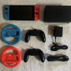 NINTENDO SWITCH with Extras