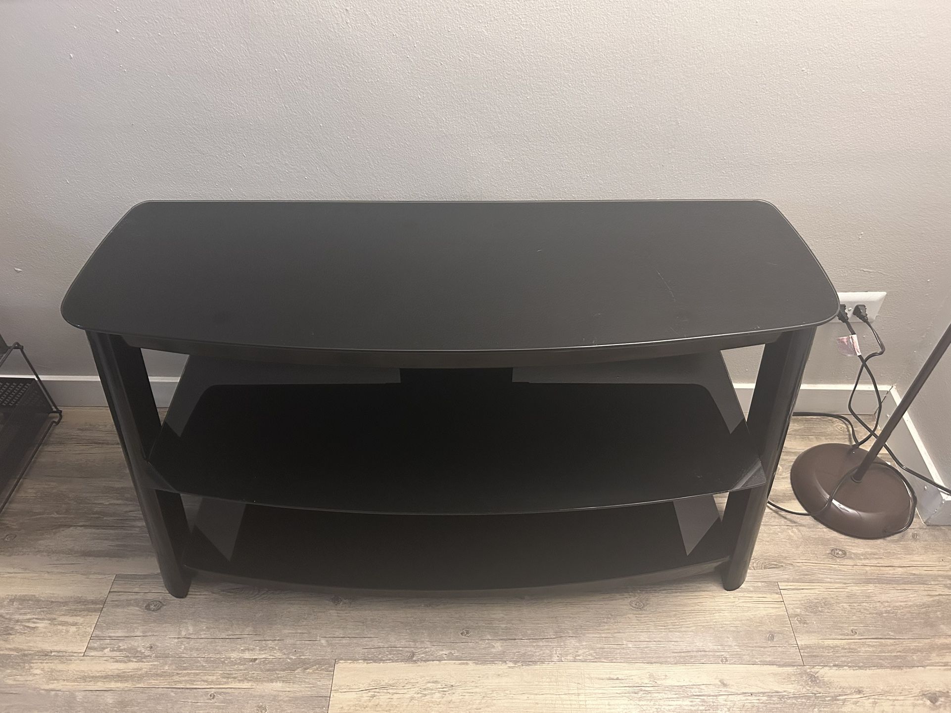 Glass TV Movie Stand Entertainment Stand For Television