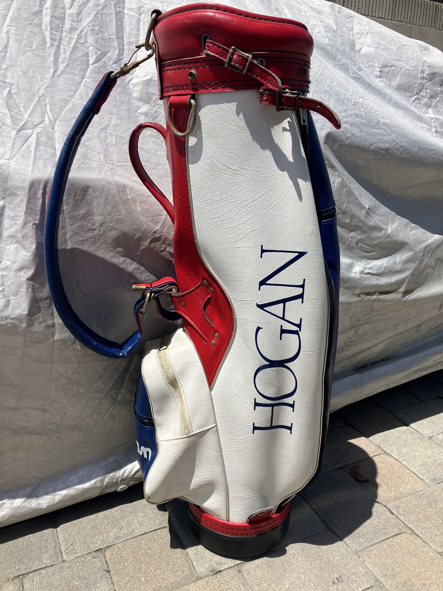 Vintage Hogan Golf Bag Red White And Blue