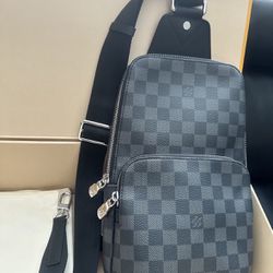 Louis Vuitton, Bags, Mens Louis Vuitton Black Checkered Backpack