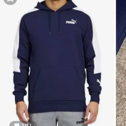 Puma Men's Pipe Sports Hoodie Size L, Available 