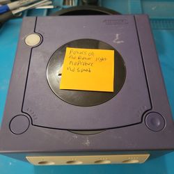 Broken purple GameCube