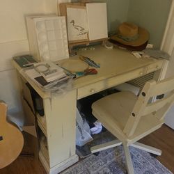 Pottery Barn Desk And Chair 