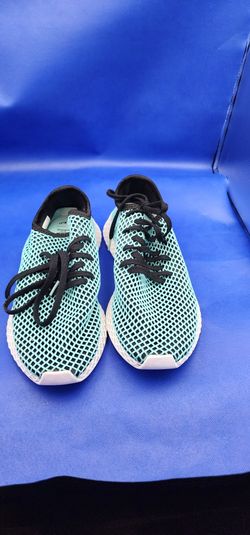 Adidas Palsey Teal Web Sneakers Size 12