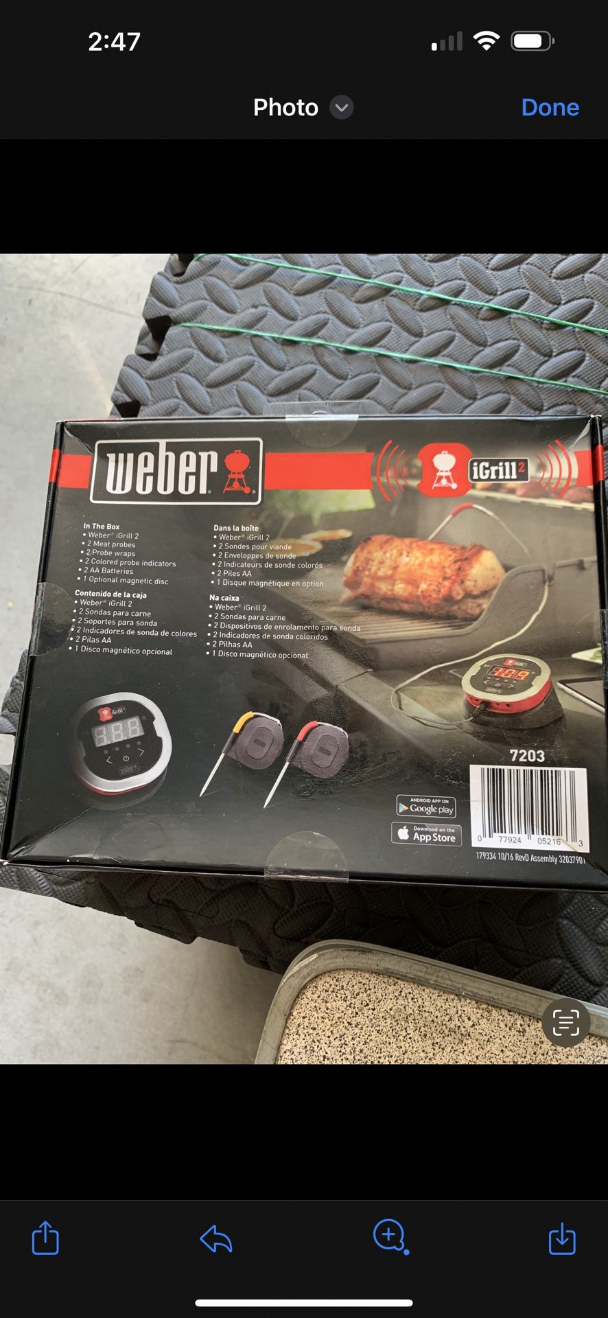Weber IGrill 2 Lawn & Garden