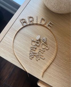 Bridal Headband Earrings