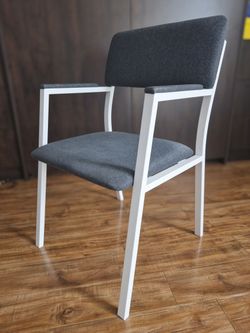 Modern Armchair with White Frame