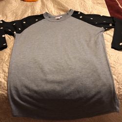 Gray And Black LuLaRoe Shirt