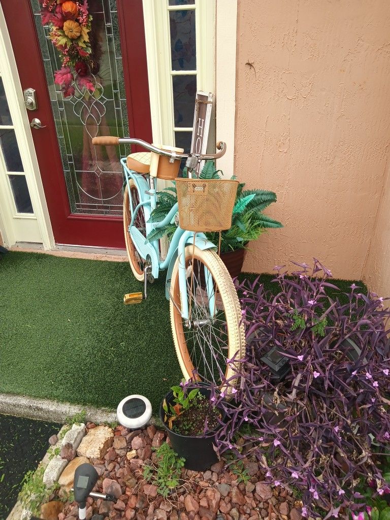 Vintage Ned Lusso Light Blue Beach Cruiser