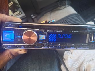 STEREO ALPINE CD AUX USB BLUETOOTH PANDORA GOOD CONDICIÓN ABLO ESPAÑOL