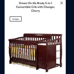 Crib For Sale With Changing Table Attached 