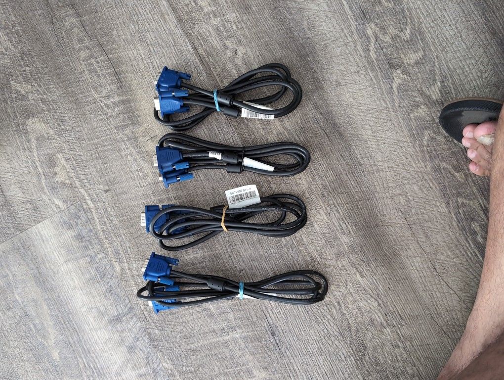 Set Of 4 VGA Cables