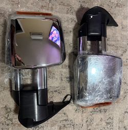 16-19 Toyota Tacoma Chrome Power LED Signal Tow Mirrors