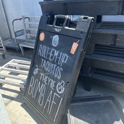 Chalk Board Sign 