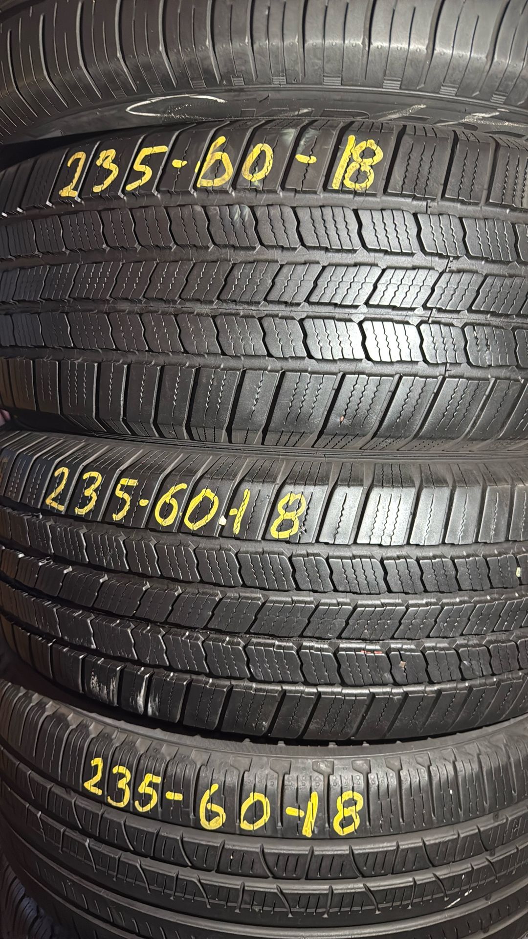 235/60/18 (2) Michelin Installed