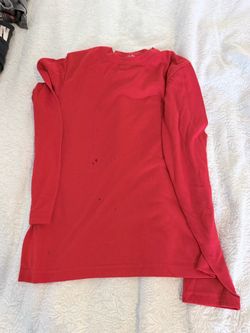 Red Long Sleeve Shirt Kids
