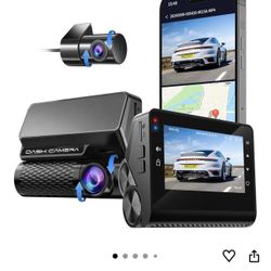 IKOPO  4K Dash Cam Front and Rear, 30FPS Dash Camera