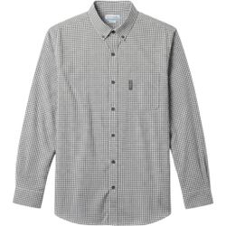 Columbia Micro Check Plaid Button-up Shirt Classic Casual Country Preppy Wear