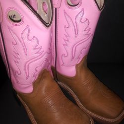  Old West Girls Pink Boots