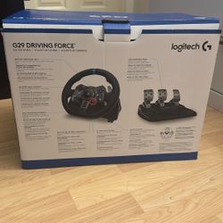 Logitech G29 Racing Wheel & Pedals – Like New