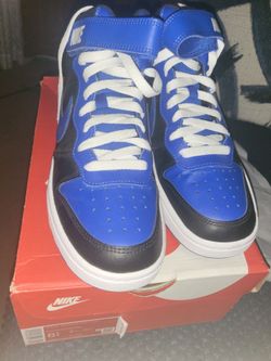 Nike Court Borough Mid Sneakers Blue Black
