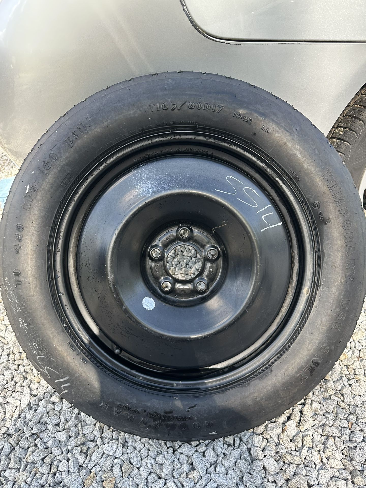 BRAND NEW TEMPORARY Spare Tire (T165/80D17)